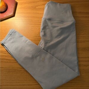 Alo Blue 7/8 Airbrush High-Waist Leggings
